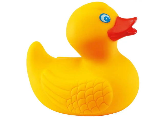 Quietsche-Ente 'BETTY' in Leuchtend Gelb – Charmantes Badespielzeug für alle Altersklassen TK Gruppe® Grosshandel 