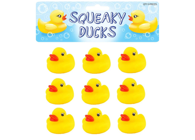 Quietsche-Ente, 5 cm, Gelb, Badespielzeug für Babys und Enkel TK Gruppe® Grosshandel 