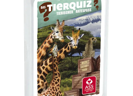 Quizspiel 'Wilde Safari-Tour' im Kunststoffetui - Abenteuerliche Tierwelt entdecken TK Gruppe® Grosshandel 
