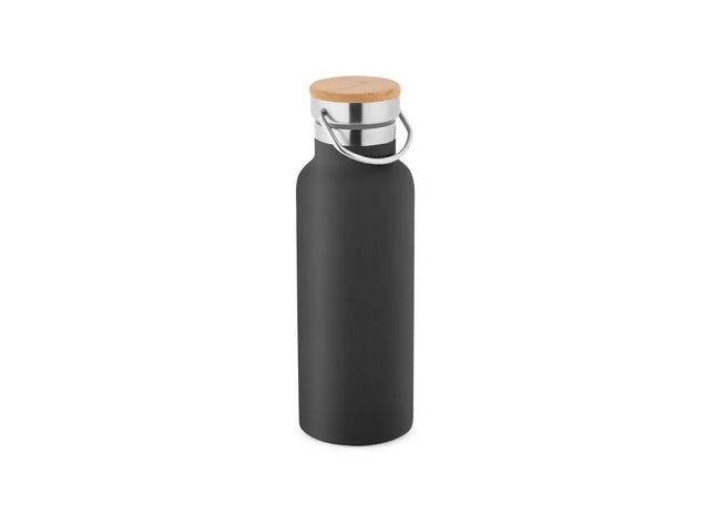RAGNAR Isolierflasche aus Edelstahl, 570 ml - Schwarz, Wasserflasche BPA-frei TK Gruppe® Grosshandel 