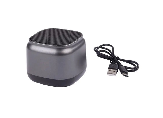 RAGTIME Kabelloser Lautsprecher - Stilvolles Silber TK Gruppe® Grosshandel 