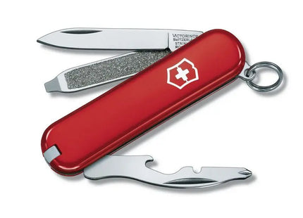 RALLY Schweizer Taschenmesser: Rot, Kompakt, Vielseitig für Alltag und Outdoor TK Gruppe® Grosshandel 