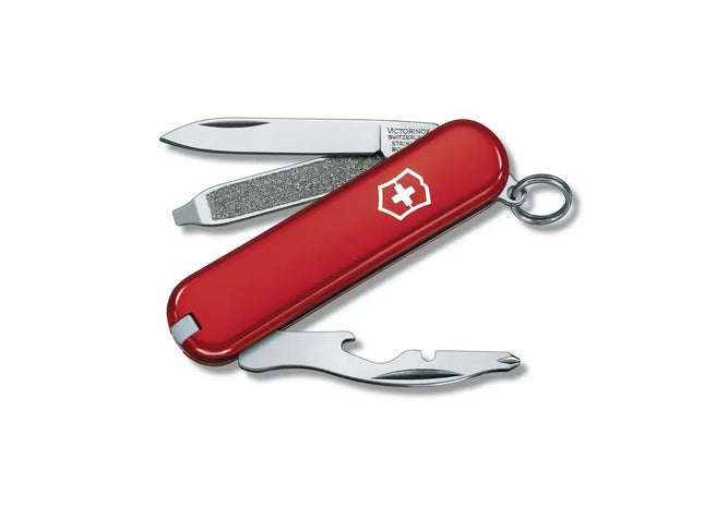 RALLY Schweizer Taschenmesser: Rot, Kompakt, Vielseitig für Alltag und Outdoor TK Gruppe® Grosshandel 