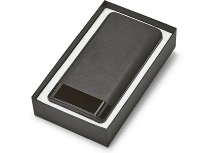 RAMAN Tragbare Powerbank aus ABS, 16'000 mAh - Hohe Kapazität - Schwarz TK Gruppe® Grosshandel 