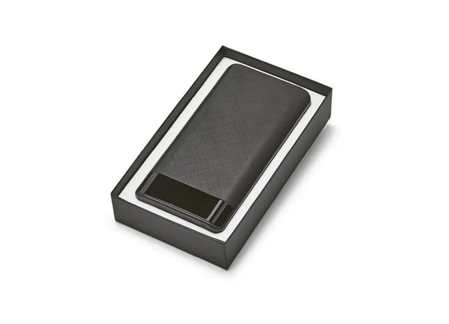 RAMAN Tragbare Powerbank aus ABS, 16'000 mAh - Hohe Kapazität - Schwarz TK Gruppe® Grosshandel 