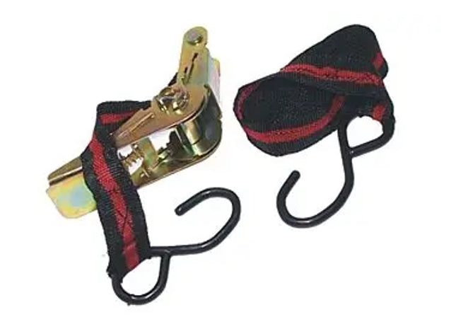 RATSCHEN-SPANNGURT MIT HAKEN : Hochbelastbarer Spanngurt mit Ratsche und Haken: Stabiles Ladungssicherungsband, Verstellbare Ratschengurte TK Gruppe® Grosshandel 
