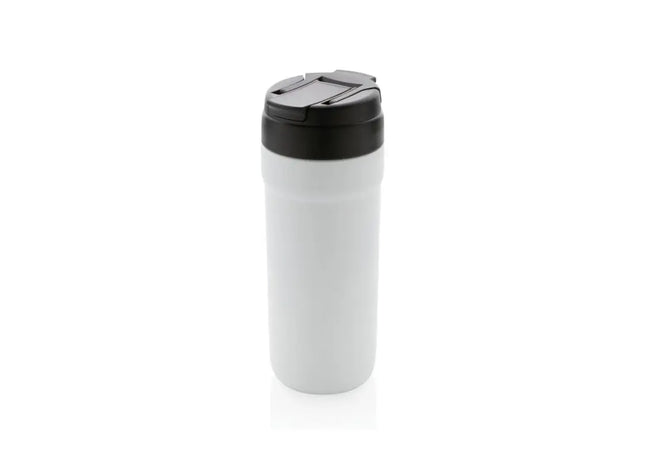 RCS Recycelter Edelstahlbecher mit Hot & Cold Verschluss in Weiß – Vielseitig TK Gruppe® Grosshandel 