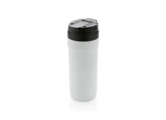 RCS-recycelter Edelstahlbecher mit Thermo-Verschluss, Weiß TK Gruppe® Grosshandel 
