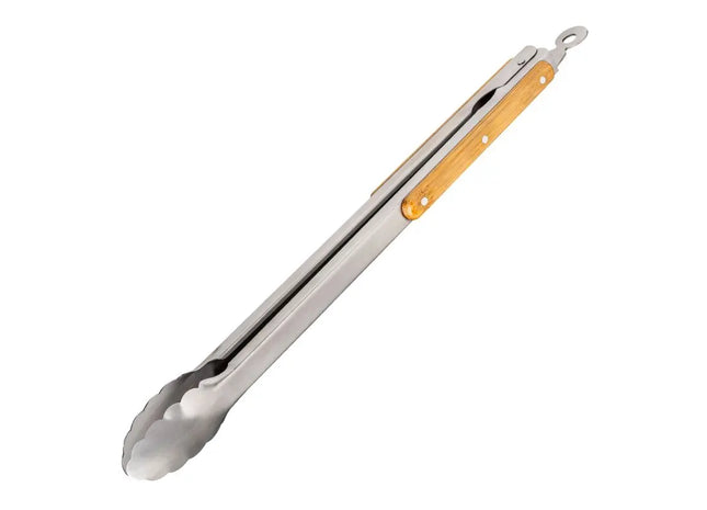 RE98-ARVADA Grillzange in Hellbraun - Stilvolles und Praktisches Grillwerkzeug TK Gruppe® Grosshandel 