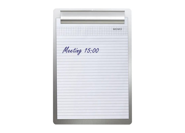 RE98-CLIPBOARD Klemmbrett in Silber: Elegant & Funktionell für Profis TK Gruppe® Grosshandel 