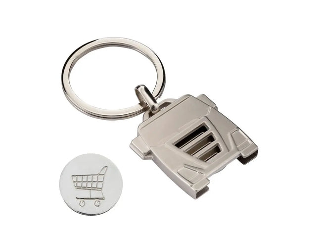RE98-DELIVERY Schlüsselanhänger in Silber – Modern & Elegant TK Gruppe® Grosshandel 