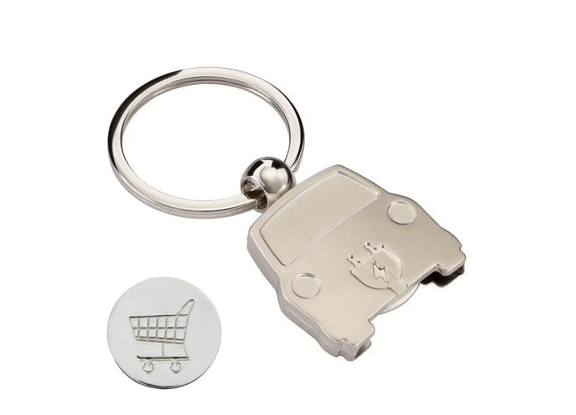 RE98-DRIVE IN Schlüsselanhänger in Silber – Stilvoll & Praktisch TK Gruppe® Grosshandel 