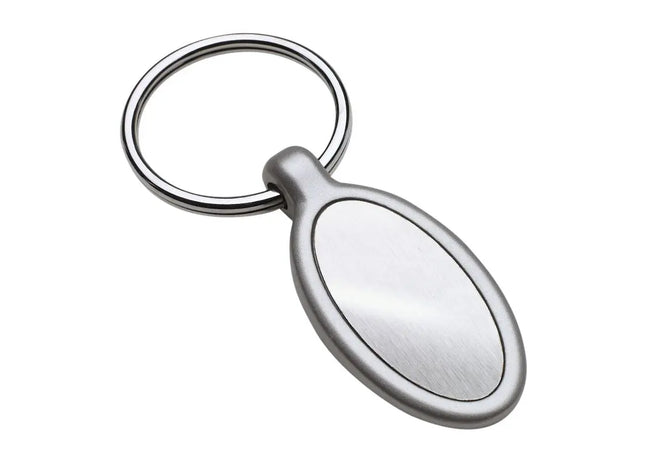 RE98-IRUN ELIPSE Schlüsselanhänger - Silber - Stilvolles und praktisches Accessoire für den Schlüssel TK Gruppe® Grosshandel 