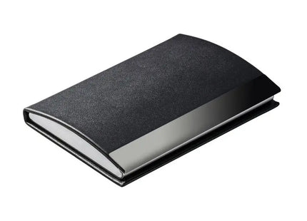 RE98-KOLLAM Kartenbox für Kredit- & Visitenkarten - Schwarz, Elegant TK Gruppe® Grosshandel 