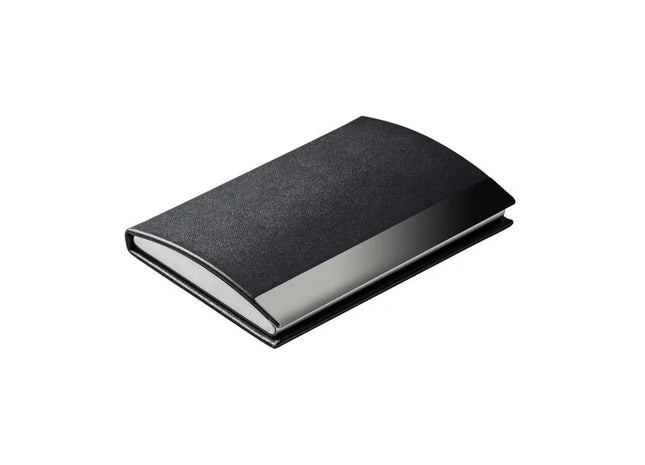 RE98-KOLLAM Kartenbox für Kredit- & Visitenkarten - Schwarz, Elegant TK Gruppe® Grosshandel 
