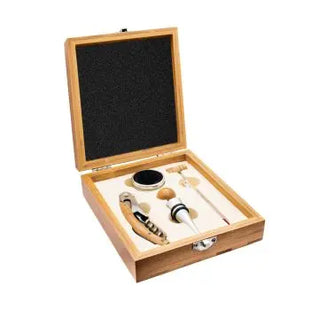 RE98-PUT Weinset - Braun & Silber, Elegant für Weinliebhaber TK Gruppe® Grosshandel 