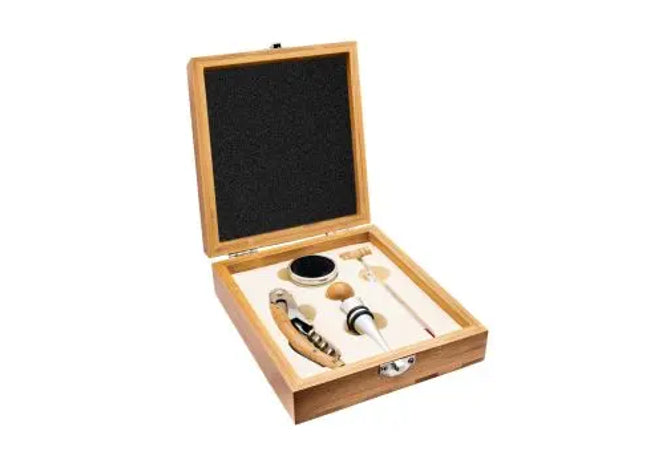 RE98-PUT Weinset - Braun & Silber, Elegant für Weinliebhaber TK Gruppe® Grosshandel 