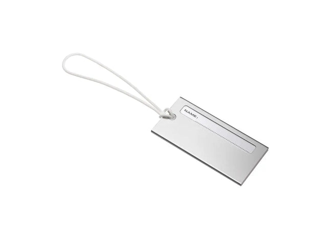 RE98-SEVILLA Kofferanhänger in Silber – Schickes Identifikationsetikett TK Gruppe® Grosshandel 