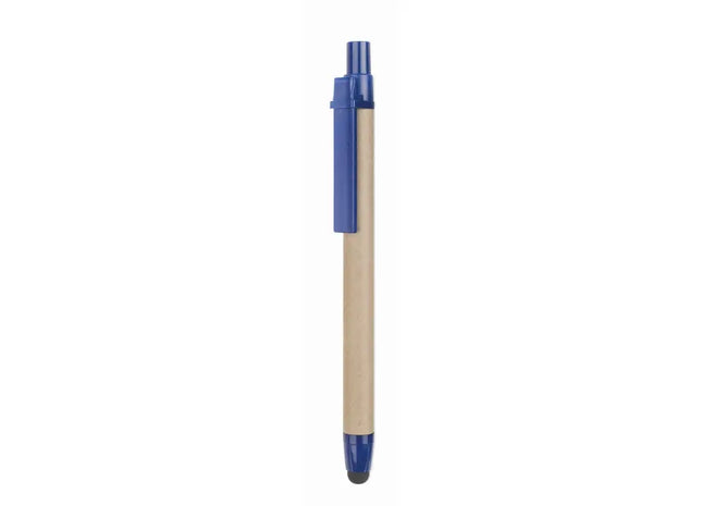 RECYTOUCH Kugelschreiber mit Stylus - Blau, Umweltfreundlich, Multifunktional TK Gruppe® Grosshandel 
