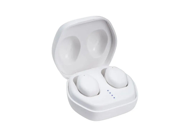 REEVES-ARDKIRK Funk-Ohrhörer mit Ladecase - Reinweiß TK Gruppe® Grosshandel 