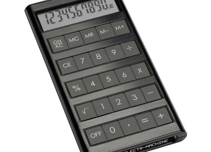 REEVES-MACHINE Solartaschenrechner in Schwarz - Umweltfreundlich & Effizient TK Gruppe® Grosshandel 