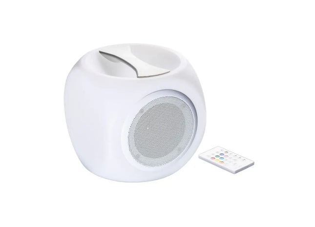 REEVES-MALBORK Bluetooth Speaker mit Licht - Weiß TK Gruppe® Grosshandel 