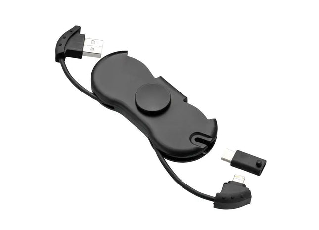 REEVES-MOLFETTA Spinner 3-in-1 Multikabel - Elegantes Schwarz TK Gruppe® Grosshandel 