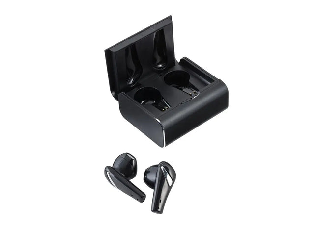 REEVES-SWUGGI Bluetooth Kopfhörer mit Ladecase - Schwarz-Silber TK Gruppe® Grosshandel 