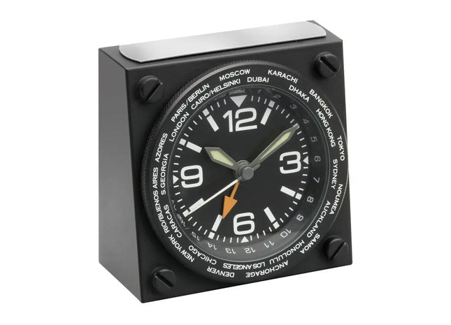 REEVES-TONBRIDGE Weltzeituhr in Schwarz - Globales Zeitmanagement TK Gruppe® Grosshandel 
