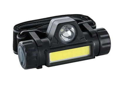 REEVES-YAUCO Stirnlampe in Grau-Schwarz – Flexible Outdoor-Beleuchtung TK Gruppe® Grosshandel 