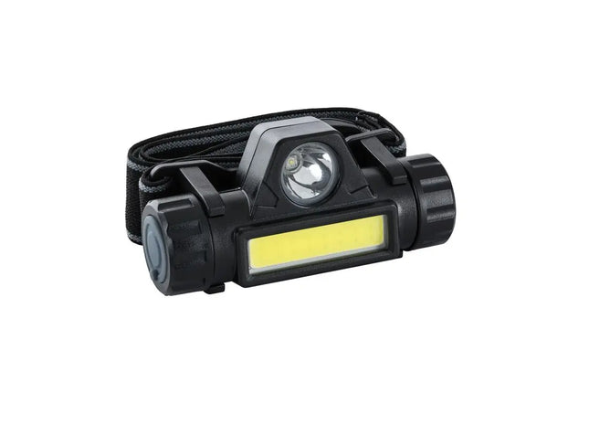 REEVES-YAUCO Stirnlampe in Grau-Schwarz – Flexible Outdoor-Beleuchtung TK Gruppe® Grosshandel 