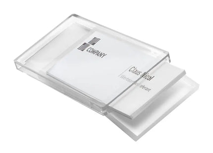 REFLECTS-NUEVITAS Transparente Kartenbox - Klar & Stilvoll TK Gruppe® Grosshandel 