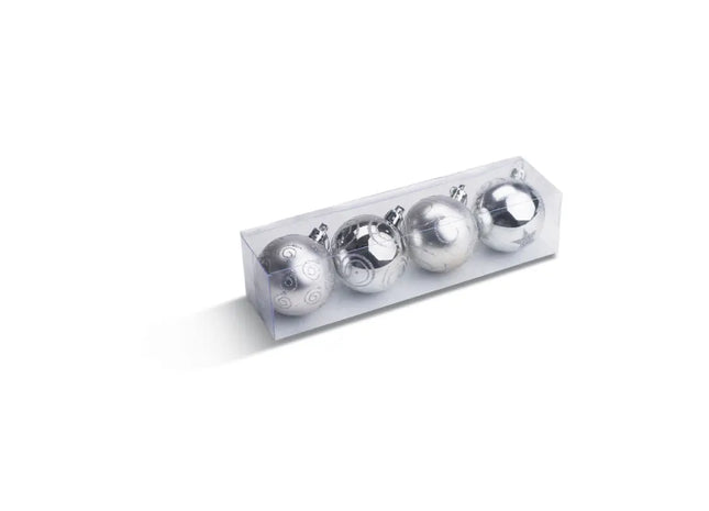 REFLECTS-SCRANTON Weihnachtsschmuck - Silberner Glanz für den Baum TK Gruppe® Grosshandel 