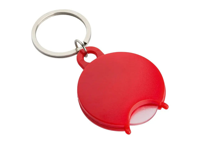 REFLECTS-TALLULAH Einkaufswagen-Chiphalter in Rot - Schlüsselanhänger TK Gruppe® Grosshandel 