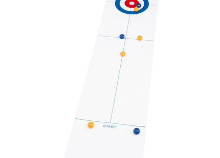 REFLECTS-WINNER Curlingspiel in Weiß - Modernes Tischcurling für Zuhause und Büro TK Gruppe® Grosshandel 