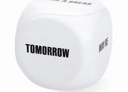 RELICUP Weißer Anti-Stress-Würfel – Stressabbau und Konzentrationshilfe TK Gruppe® Grosshandel 