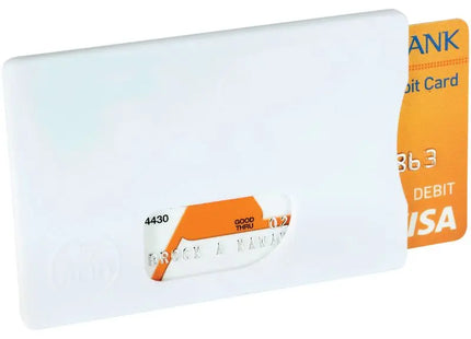 RFID-Schutzhülle für Kreditkarten - Weiß, Datensicherheit, Schlank TK Gruppe® Grosshandel 