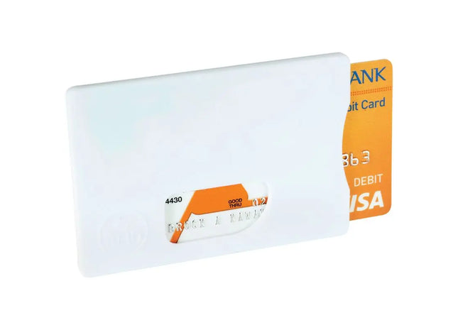 RFID-Schutzhülle für Kreditkarten - Weiß, Datensicherheit, Schlank TK Gruppe® Grosshandel 