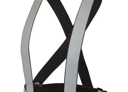 RFX™ Desiree Reflektierender Sicherheitsgurt und Weste in Schwarz – Sichtbar & Sicher TK Gruppe® Grosshandel 