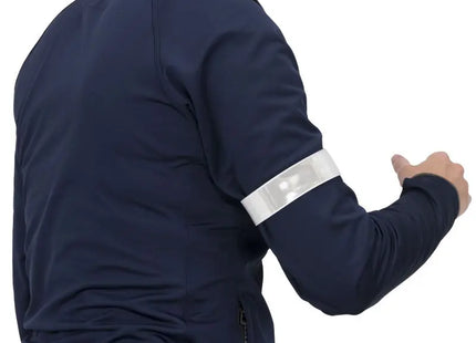 RFX™ Lynne 34 cm Schnapparmband: Reflektierendes Sicherheitszubehör in Weiß TK Gruppe® Grosshandel 