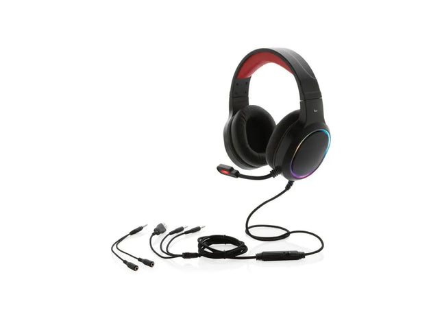 RGB Gaming Kopfhörer - Hochleistungs-Sound, Stilvoll Schwarz TK Gruppe® Grosshandel 