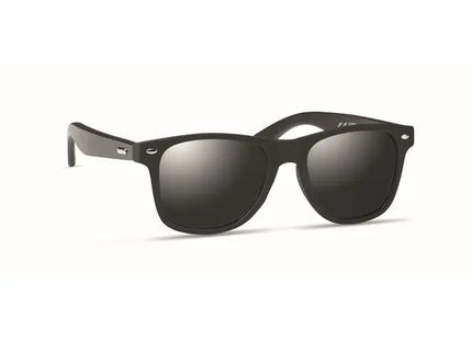 RHODOS Bambus-Sonnenbrille in Schwarz, Ökologische UV-Schutzbrille TK Gruppe® Grosshandel 