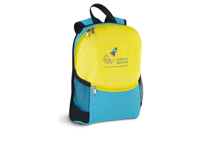 ROCKET Kinderrucksack aus 600D - Hellblau, Robuster Rucksack für Kinder TK Gruppe® Grosshandel 