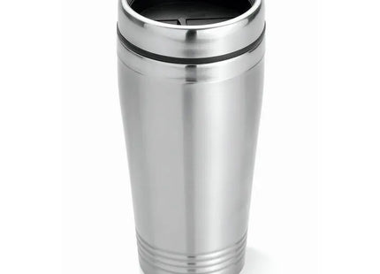 RODEODRIVE Edelstahl Trinkbecher 400ml in Mattsilber: Elegant & Langlebig TK Gruppe® Grosshandel 