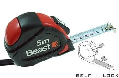 ROLLBANDMASS ;Präzisions-Rollbandmaß für Handwerker: Hochwertiges Messwerkzeug für genaue Längenmessungen & bequeme Nutzung TK Gruppe® Grosshandel 