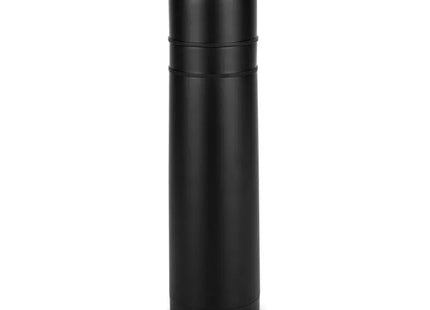 ROMINOX Cup in Cup Isolierkanne, 500 ml, Mattschwarz mit 2 Deckeln TK Gruppe® Grosshandel 