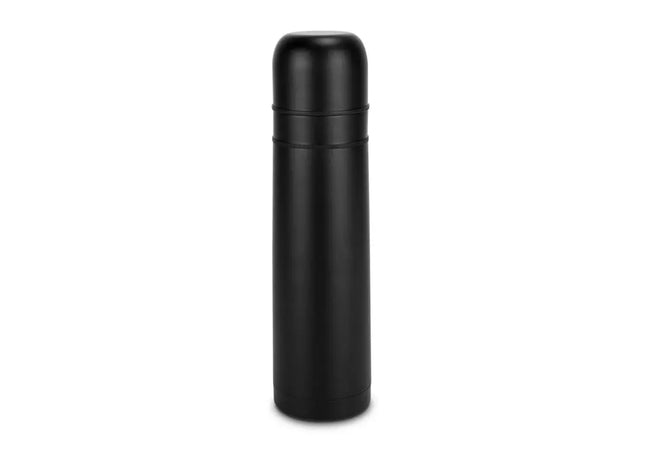 ROMINOX Cup in Cup Isolierkanne, 500 ml, Mattschwarz mit 2 Deckeln TK Gruppe® Grosshandel 
