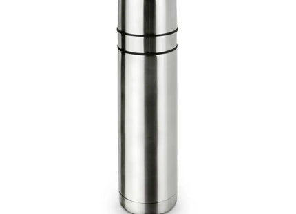 ROMINOX Doppeldeckel Isolierkanne in Silber, innovatives Design TK Gruppe® Grosshandel 