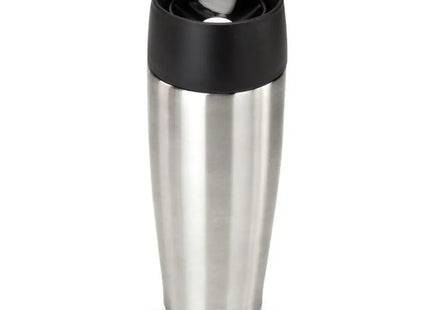 ROMINOX Isolierbecher Elips 400 ml – Stilvoller silberner Thermobecher TK Gruppe® Grosshandel 