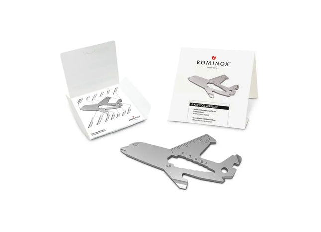 ROMINOX Key Tool Airplane mit 18 Funktionen – Ihr täglicher Flugbegleiter TK Gruppe® Grosshandel 